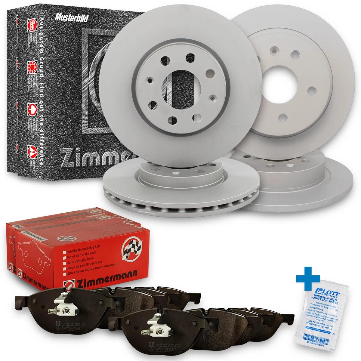 Гальмівні диски та колодки Zimmermann для BMW 5 Touring G31 Гальмівні диски та колодки Zimmermann для BMW 5 Touring G31